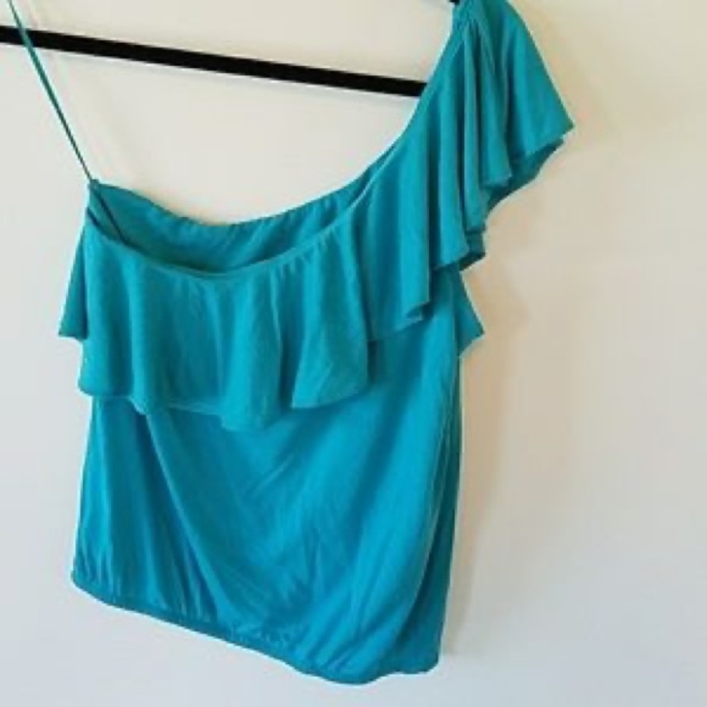 American Eagle One-shoulder ruffle shirt